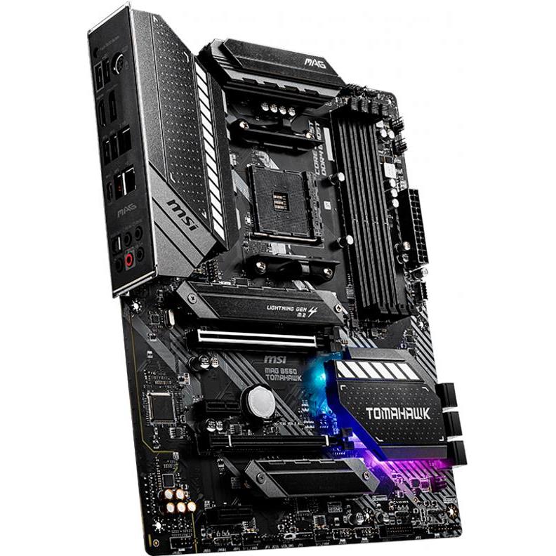 MSI Main Board Desktop MAG B550 TOMAHAWK (AM4, 4xDDR4, 2xPCI-E x16, 2xPCI-E x1, 2xM.2, 6xSATA3, HDMI, DP, ATX, retail)