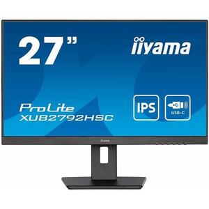 IIYAMA Monitor LED XUB2793QS-B6 27" IPS 2560 x 1440 @100Hz 16:9 	250 cd/m2 1300:1 1ms HDMI DP tilt