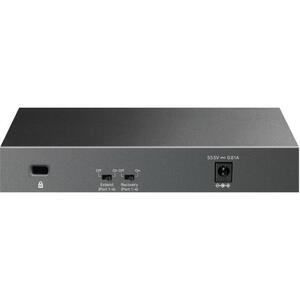 TP-Link 6-Port 10/100Mbps Desktop preklopnik (Switch), 6×10/100 Mbps RJ45 Ports (4×10/100 Mbps 802.3af PoE Ports) 802.3af, 41W PoE Power, metalno kučište