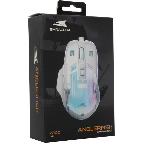 Baracuda MIŠ BGM-062 ANGLERFISH - Bijeli - Slika 6