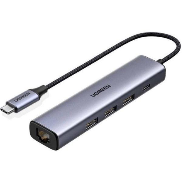UGREEN USB Hub, USB-C na 3xUSB PD i 1xRJ45 - Slika 2