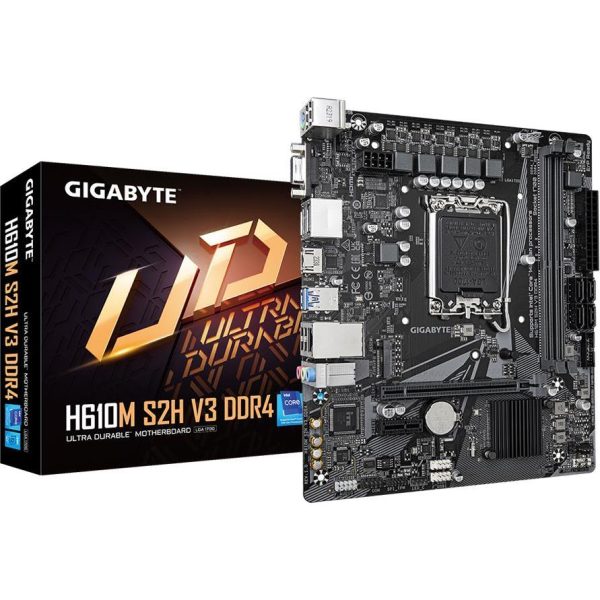 Gigabyte H610M S2H V3, DDR4, s1700