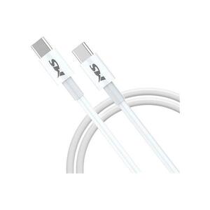 MS CABLE USB-C -> USB-C, PD 100W 1m, bijeli