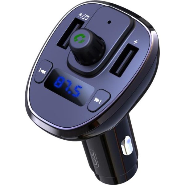 XO transmiter FM BCC05 Bluetooth MP3 car charger 18W black - Slika 3