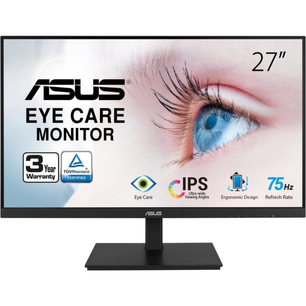 ASUS VA27AQSB 27", QHD, DP, HDMI, 2xUSB, HAS, zvuč