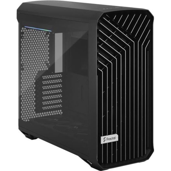 Fractal Torrent Black TG Light, crno,bez napajanja