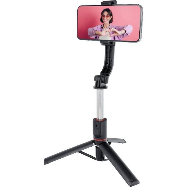 Combo selfie štap sa stativom i daljinskim upravljačem bluetooth crni SSTR-13