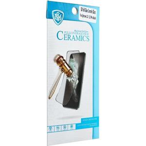 Zaštitno staklo 5D Full Glue Ceramic Glass - za Xiaomi Redmi 13C / Poco C65 crni