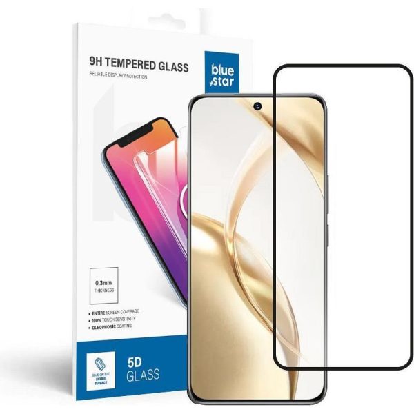 Zaštitno zaobljeno staklo Blue Star za Honor 200 sa crnim rubovima