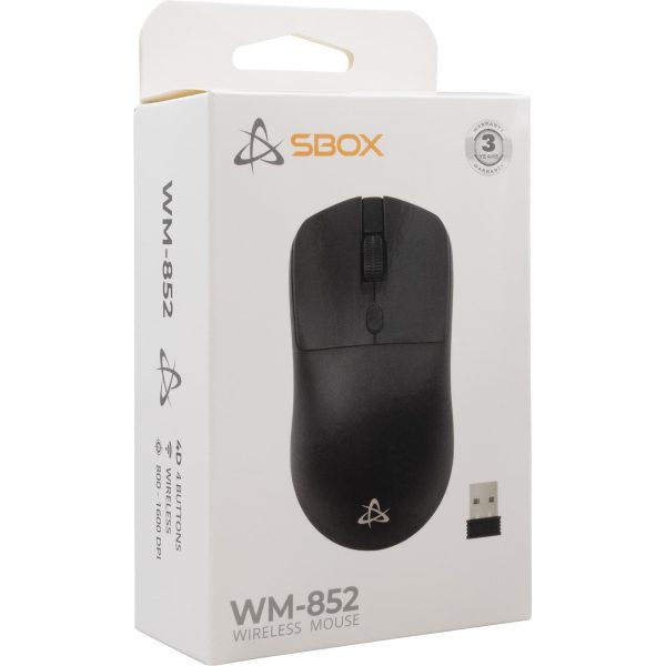 MIŠ SBOX WM-852 Crni Bežični - Slika 5