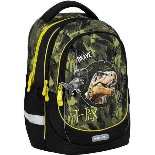 Torba školska Belmil leisure plus Tyrannosaurus Rex Green 338-87/12 - Slika 3