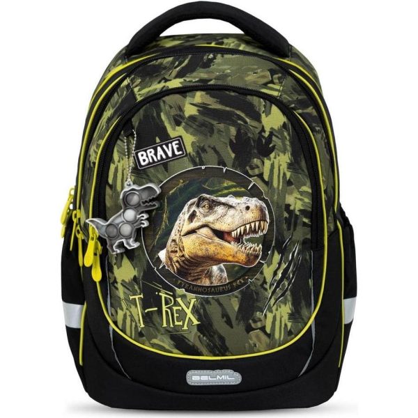 Torba školska Belmil leisure plus Tyrannosaurus Rex Green 338-87/12 - Slika 4