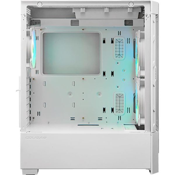 COUGAR | Duoface RGB White | PC Case | Mid Tower / Airflow Front Panel / 2 x 140mm & 1x 120mm ARGB Fans incl. / TG Left Panel - Slika 2