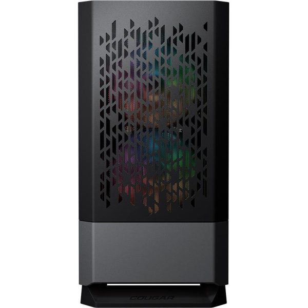 COUGAR | MG140 Air RGB Black | PC Case | Mini Tower / Air Vents Front Panel / 3 x ARGB Fans / 4mm TG Left Panel - Slika 3