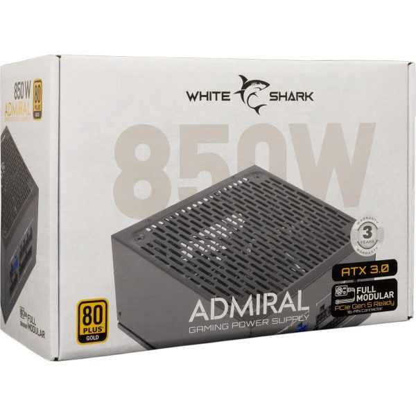 White Shark GPSU-850W ADMIRAL 850W 80+ GOLD Full Modular
