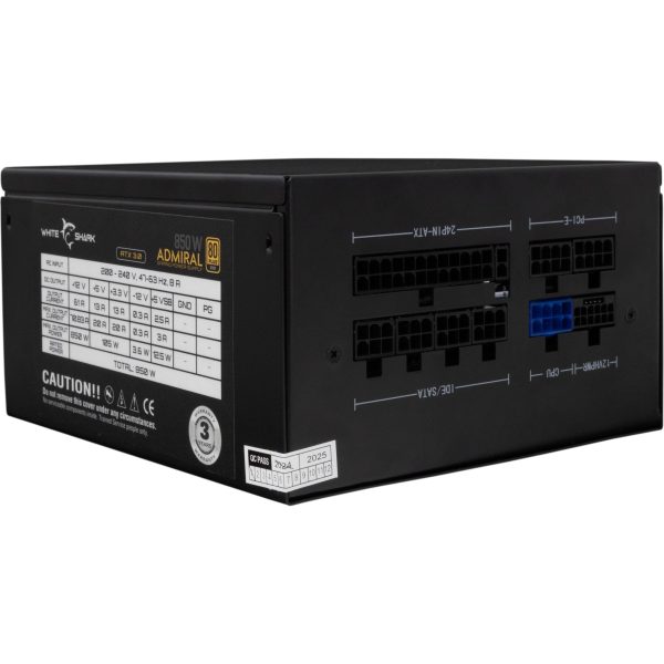 White Shark GPSU-850W ADMIRAL 850W 80+ GOLD Full Modular - Slika 3