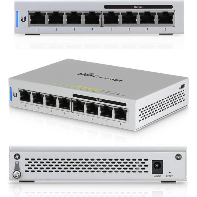 Ubiquiti Networks UniFi 8-Port Managed Gigabit Switch w 4 802.3af PoE Ports - Slika 3