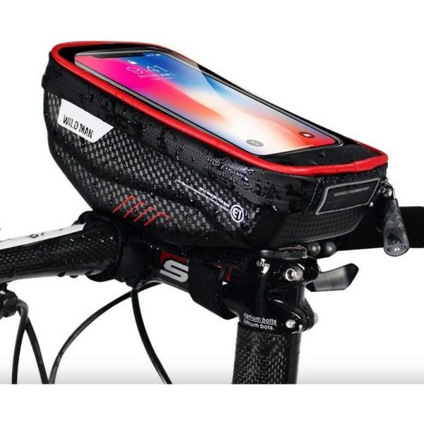Držač / Torbica mobitela za bicikl Wildman E1 1L 4-7"