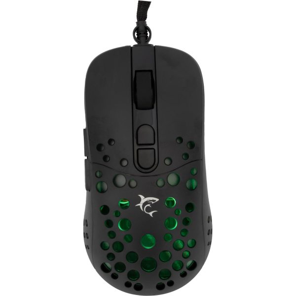 White Shark MIŠ GM-9004 TRISTAN-2 Crni RGB / 12.800 dpi