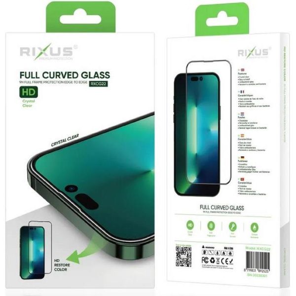 Zaštitno staklo iPhone 15 Plus Rixus Full Curved RXCG22 (Blister)