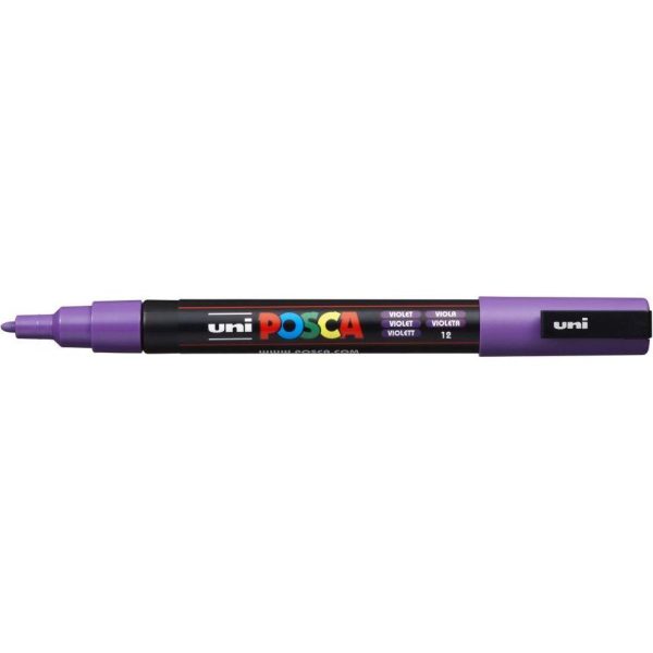 Marker Uni pc-3m Posca ljubičasti