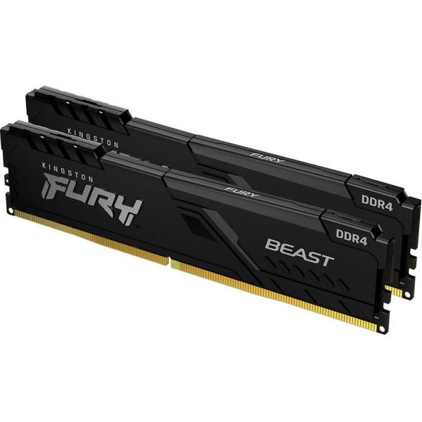 KINGSTON DRAM 32GB 3200MHz DDR4 CL16 DIMM (Kit of 2) FURY Beast Black EAN: 740617319842 , KF432C16BBK2/32