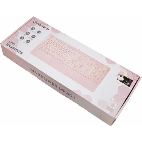 TIPKOVNICA GAMING ŽIČNA MEHANIČKA FANTECH MAX POWER R.SW MK853 V2 SAKURA EDITION - Slika 2