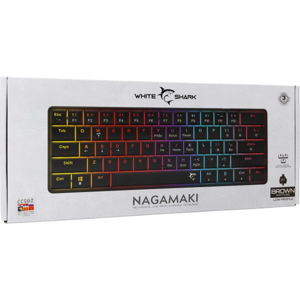 White Shark TIPKOVNICA GK-006132 NAGAMAKI Crna-Mehanicka/ HR-BROWN.SW - Slika 3