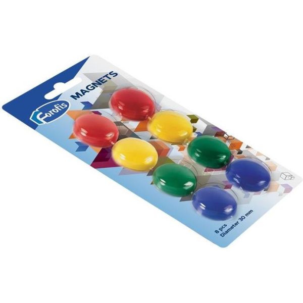 Magnet 30mm Forofis sortirane boje 8/1 blister 91386