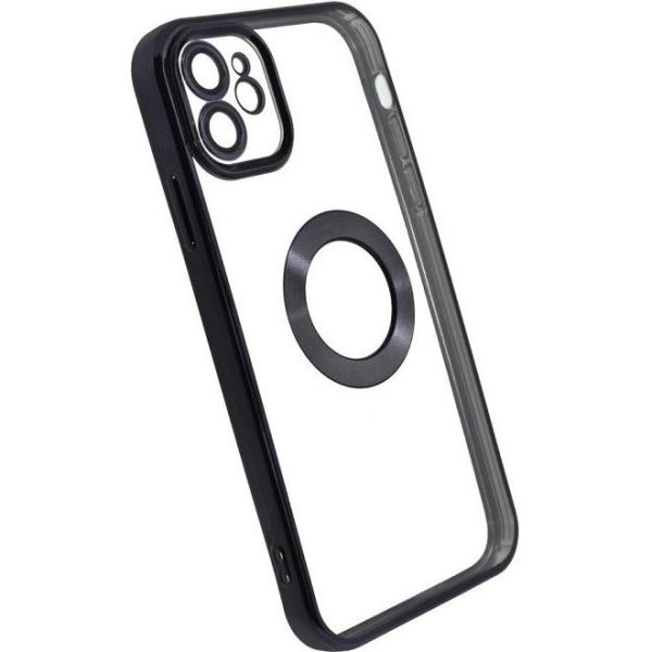 MASKICA +CLASS TPU CHROME ZA APPLE IPHONE 11 CRNA