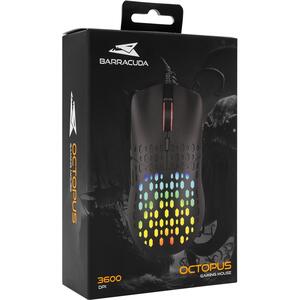 Baracuda MIŠ BGM-021 OCTOPUS CRNI / 3200 dpi