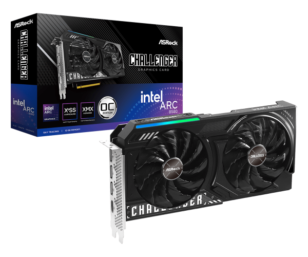 ASROCK Intel ARC B580 Challenger 12GB OC
