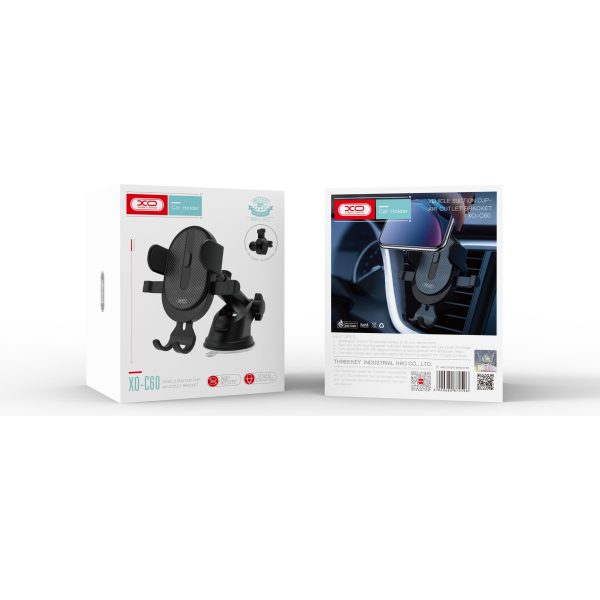 Auto držač XO C60 black set - Slika 3