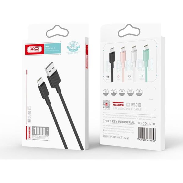 Kabel XO NB156 USB A- Lightning 1,0 m 2,4A white - Slika 2