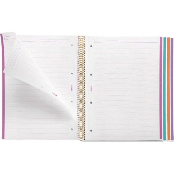 Kolegij blok Miquelrius A4 70g 100L spiralni kocke Inhale exhale MR4293