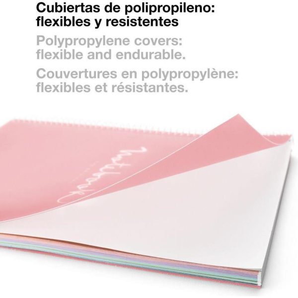 Kolegij blok Miquelrius A4 70g 120L spiralni crte Aurora polypropylene west bay MR4258 - Slika 4