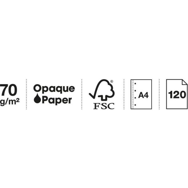 Kolegij blok Miquelrius A4 70g 120L spiralni crte Extra rigid cardboard lifestyle serendipity mallorca MR4182 - Slika 5