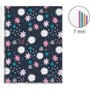 Kolegij blok Miquelrius A4 70g 140L spiralni crte Extra rigid cardboard lifestyle twinkle MR4223