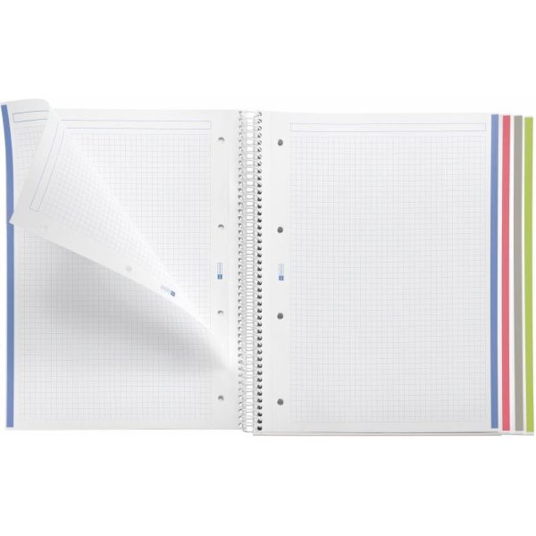 Kolegij blok Miquelrius A4 70g 140L spiralni kocke Extra rigid cardboard lifestyle rider purple MR4254 - Slika 4