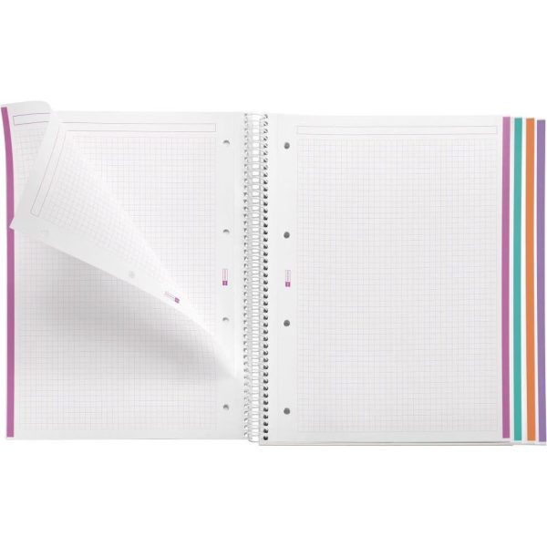 Kolegij blok Miquelrius A4 70g 140L spiralni kocke Extra rigid cardboard lifestyle twinkle MR4220 - Slika 4