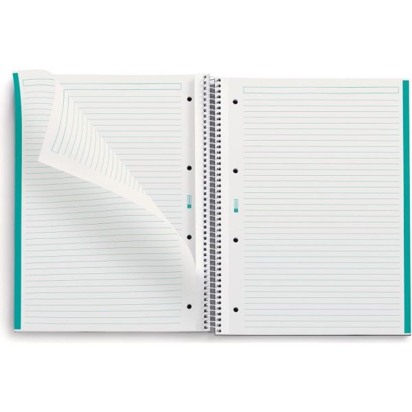 Kolegij blok Miquelrius A4 90g 80L spiralni crte Recycled cardboard be eco emerald MR46888 - Slika 5