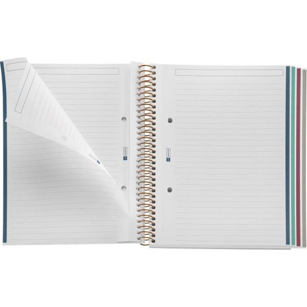 Kolegij blok Miquelrius A5 70g 120L spiralni crte Extra rigid cardboard lifestyle thoughts midnight MR46917