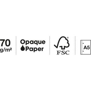 Kolegij blok Miquelrius A5 70g 120L spiralni crte Extra rigid cardboard lifestyle wow MR4229