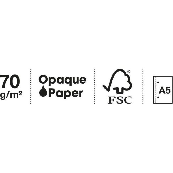 Kolegij blok Miquelrius A5 70g 120L spiralni crte Extra rigid cardboard lifestyle wow MR4229