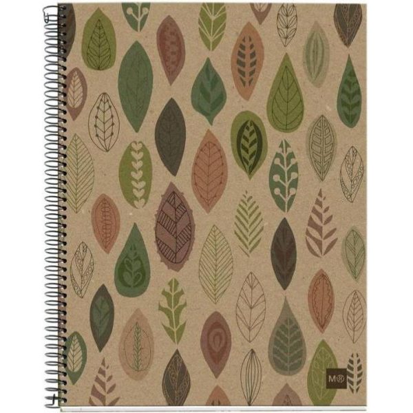 Kolegij blok Miquelrius A5 80g 120L spiralni čista Recycled cardboard ecoleaves MR2013 MIQ_RAS - Slika 2