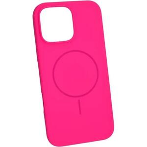 MASKICA +CLASS MAGSAFE SILICONE ZA APPLE IPHONE 16 PRO MAX ŽARKO ROZA