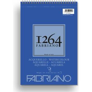 Blok Fabriano 1264 watercolour 21x29,7 (A4) 300g 30L spiralni top side 19100649