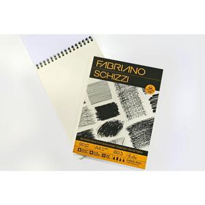 Blok Fabriano schizzi 21x29,7 (A4) 90g 80L spiralni top side 19100714 (zamjena za 27628, 27630)