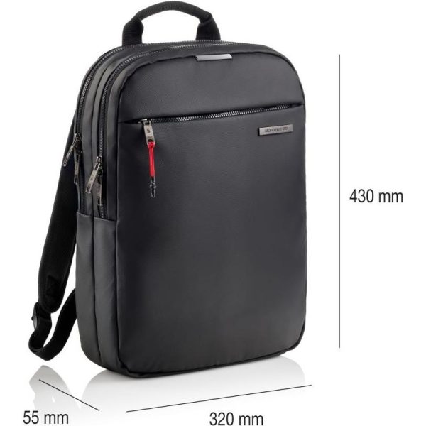 Ruksak za prijenosno računalo Miquelrius crna 16" S 32x43x5,5cm MR16982
