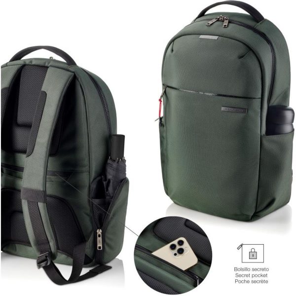 Ruksak za prijenosno računalo Miquelrius zeleni 16"M 38x46x13cm MR16981